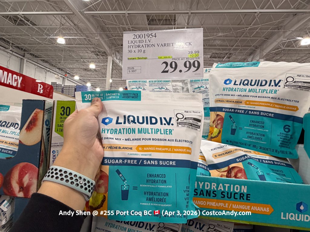 LIQUID IV HYDRATION VARIETY PACK 30X10G