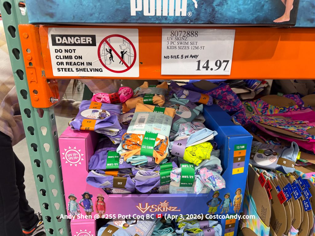 UV SKINZ 3PC SWIM SET KIDS SIZES 12M-5T