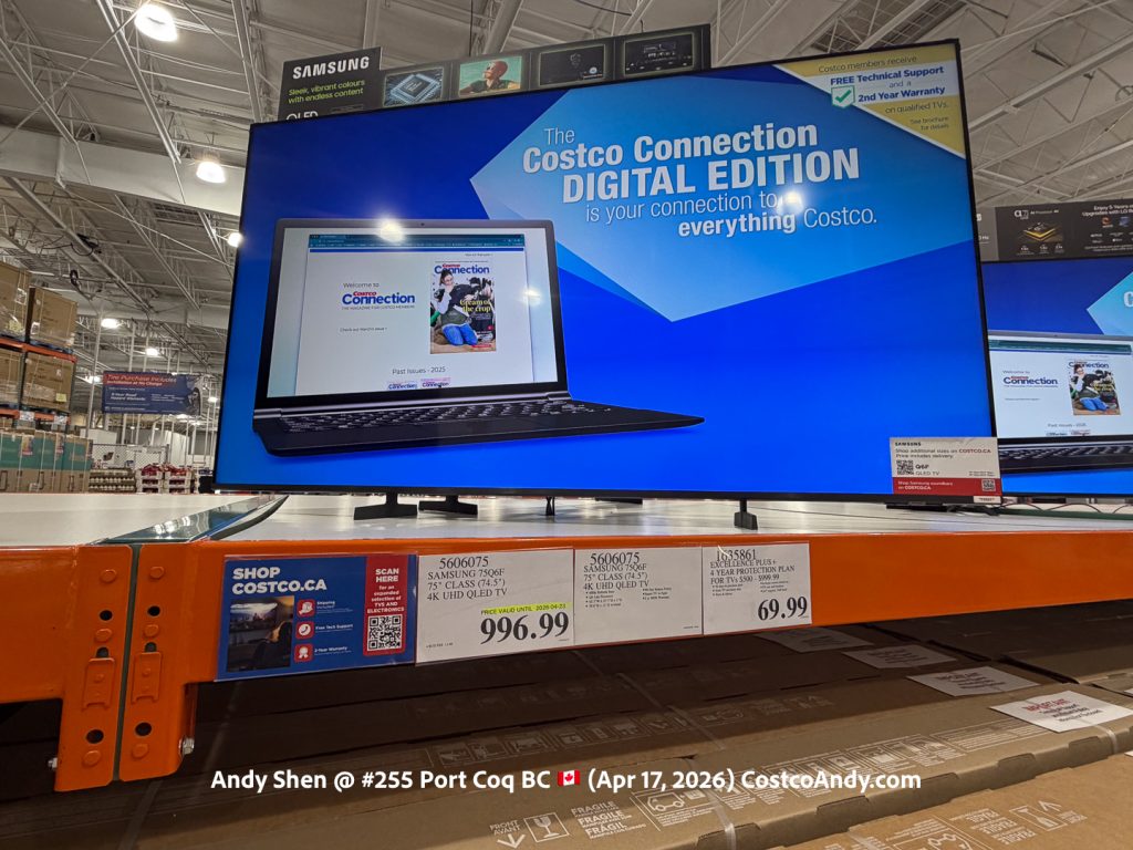 SAMSUNG 75Q60F 75″ CLASS (74.5″) 4K UHD QLED TV