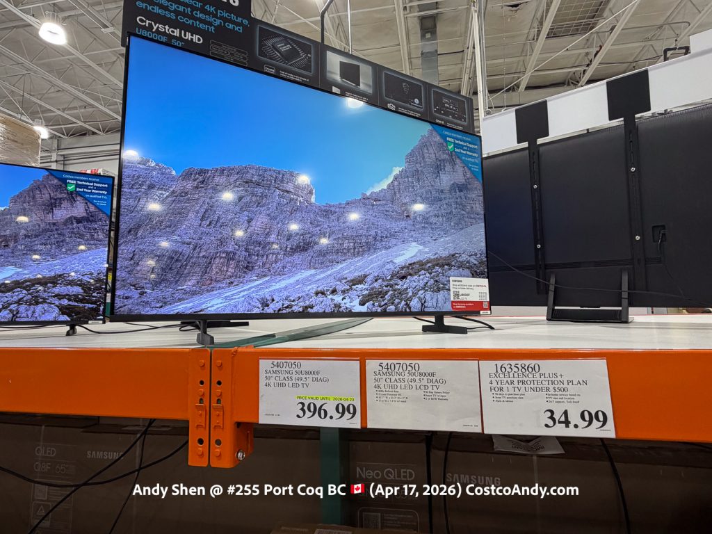 SAMSUNG 50U8000F 50″ CLASS (49.5″ DIAG) 4K UHD LED TV