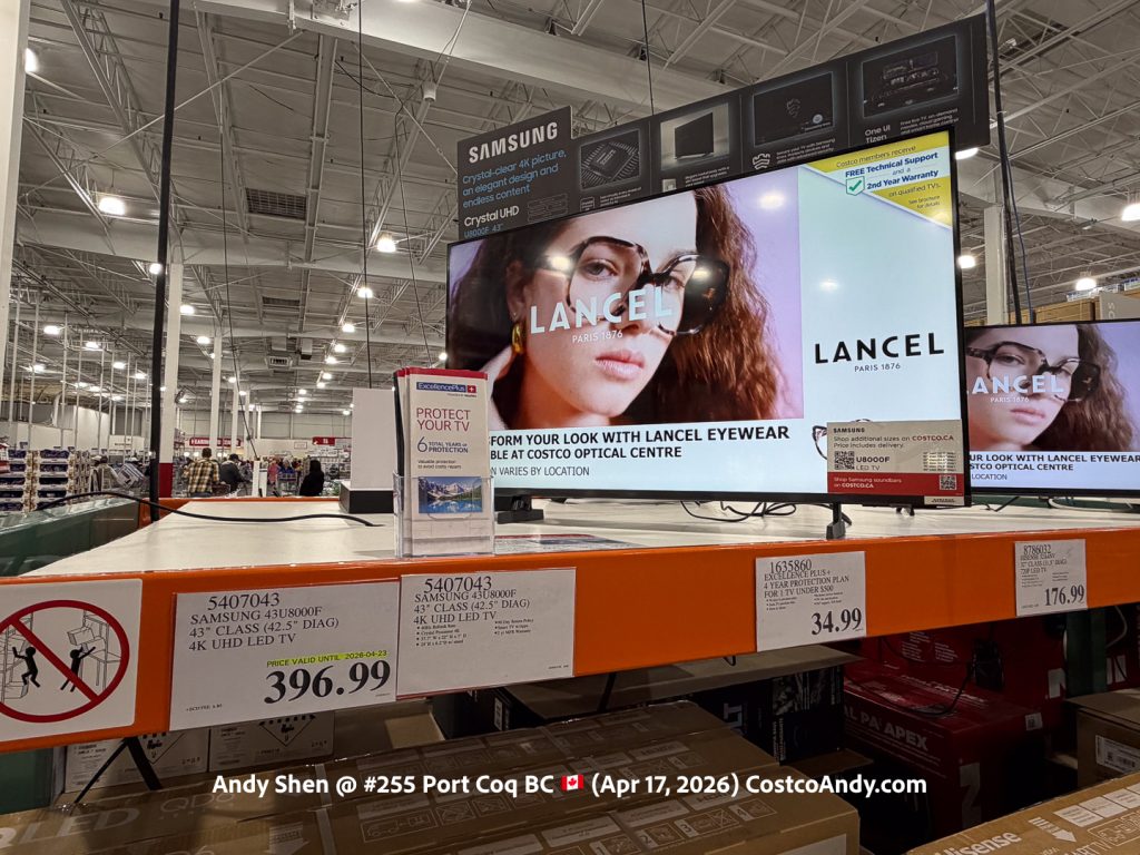 SAMSUNG 43U8000F 43″ CLASS (42.5″ DIAG) 4K UHD LED TV