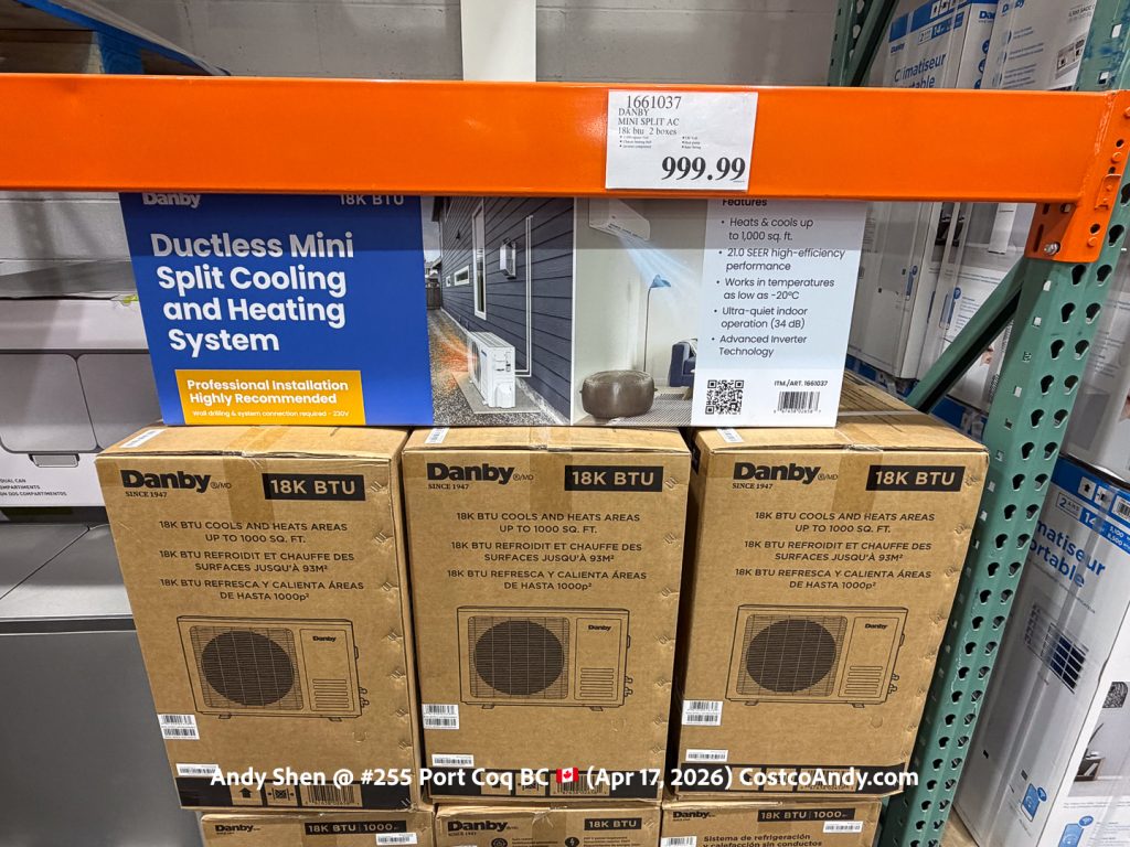 DANBY MINI SPLIT AC 18K BTU 2 BOXES