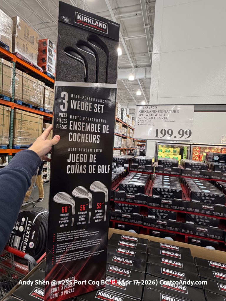 KIRKLAND SIGNATURE 3PC WEDGE SET 52, 56, 60 DEGREE