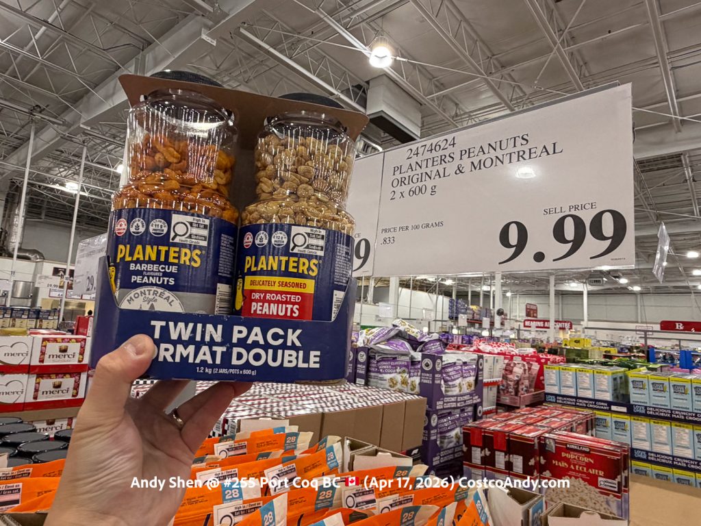 PLANTERS PEANUTS ORIGINAL & MONTREAL 2 X 600G