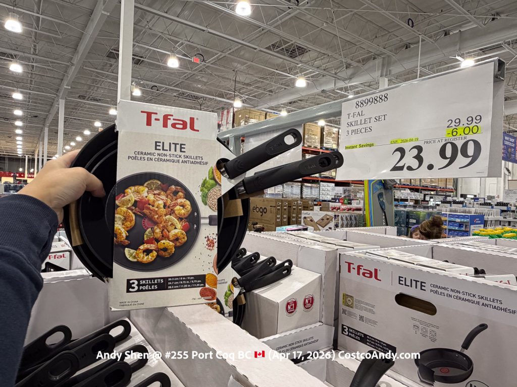 T-FAL SKILLET SET 3 PIECES