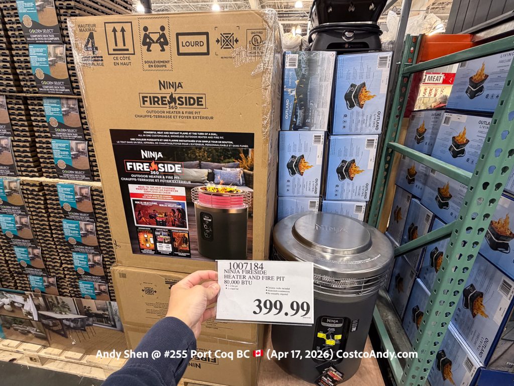 NINJA FIRESIDE HEATER AND FIRE PIT 80,000 BTU