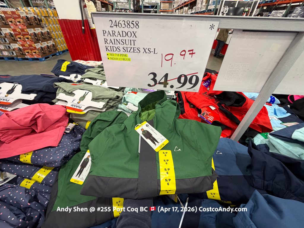 PARADOX RAINSUIT KIDS SIZES XS-L