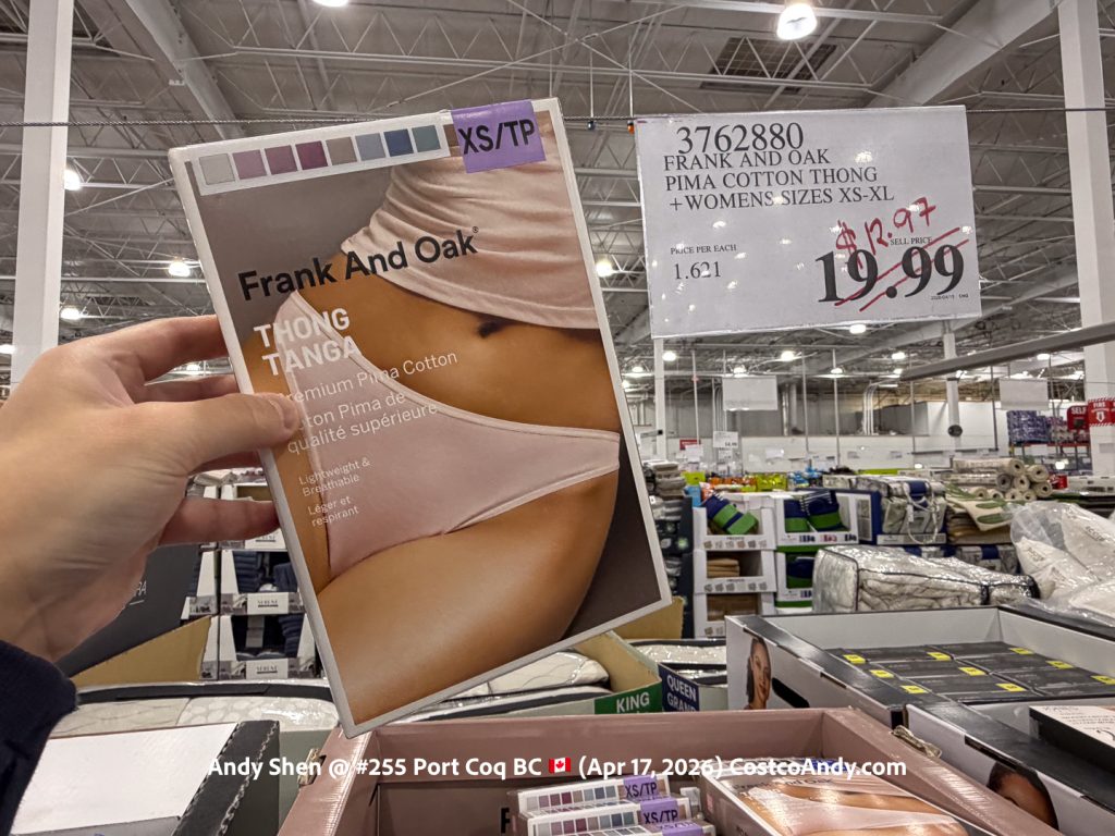 FRANK AND OAK PIMA COTTON THONG + WOMENS SIZES XS-XL