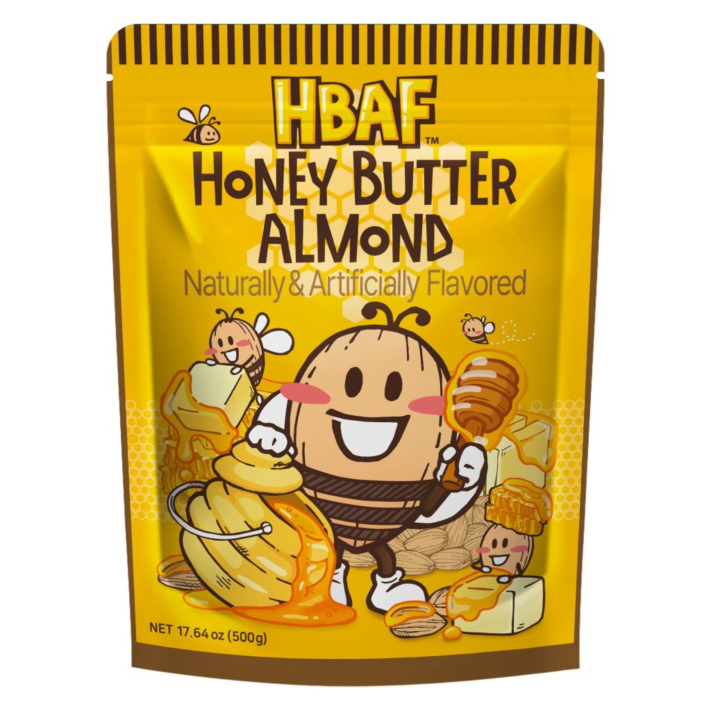 HBAF HONEY BUTTER ALMONDS 17.63 OZ