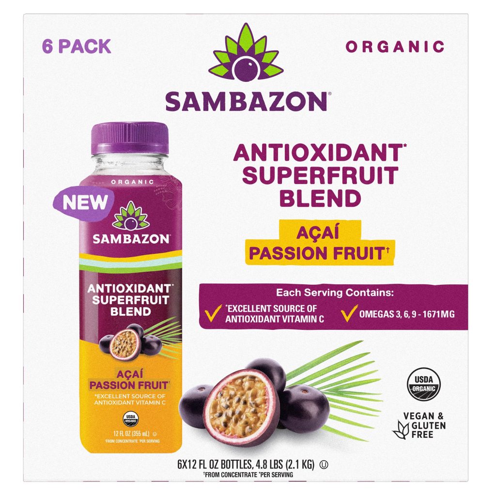 SAMBAZON ORGANIC ANTIOXIDANT BLEND 6/12 OZ