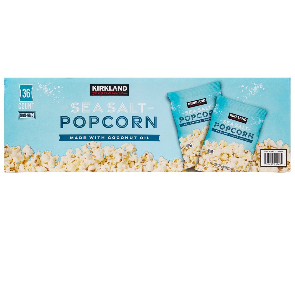 KIRKLAND SIGNATURE SEA SALT POPCORN 36 CT