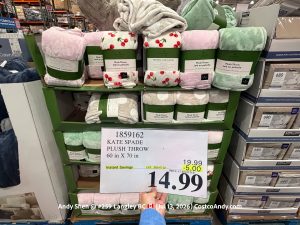 KATE SPADE PLUSH THROW