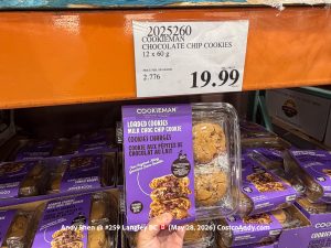 COOKIEMAN CHOCOLATE CHIP COOKIES 12X60G