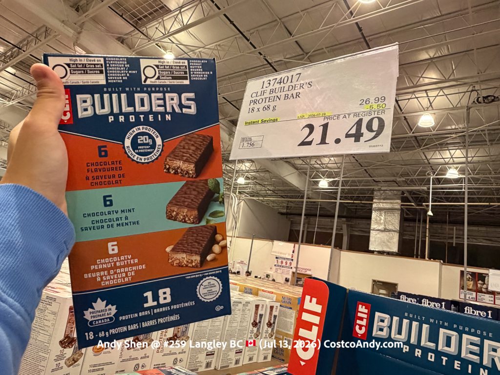 CLIF BUILDER’S PROTEIN BAR 18 X 68G