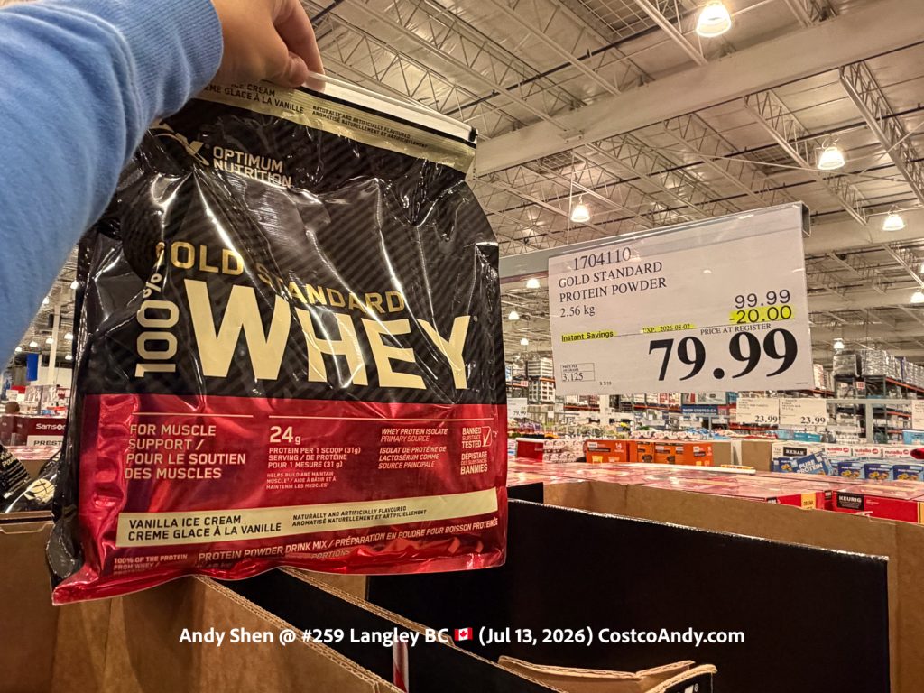 GOLD STANDARD PROTEIN POWDER 2.56 KG
