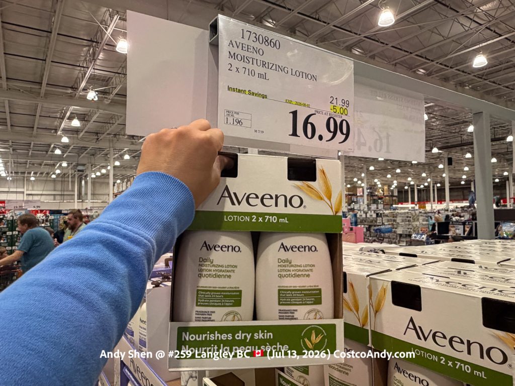 AVEENO MOISTURIZING LOTION 2 X 710 ML