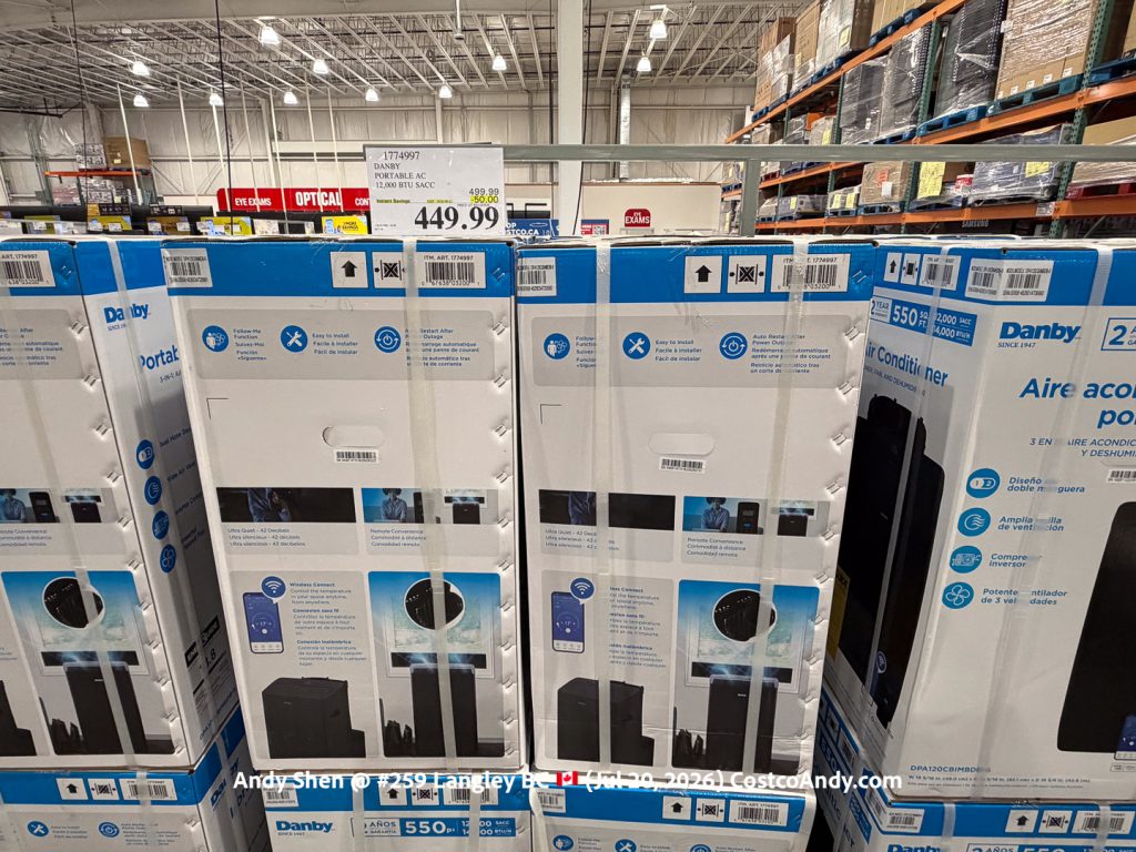 DANBY PORTABLE AC 12,000 BTU SACC