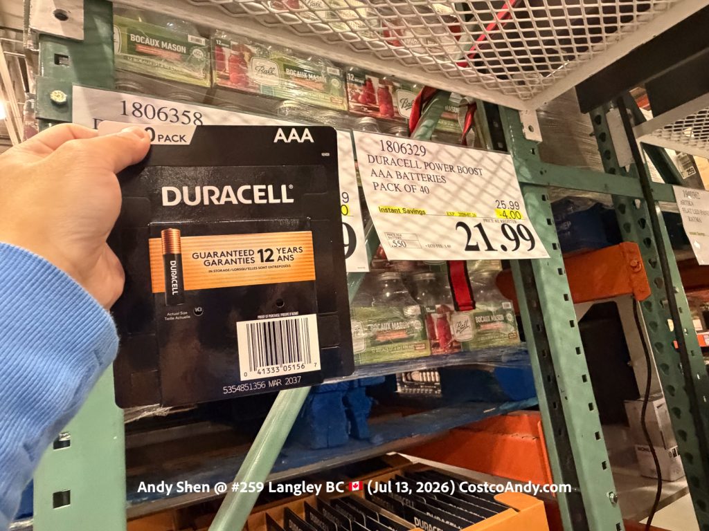 DURACELL POWER BOOST AAA BATTERIES PACK OF 40