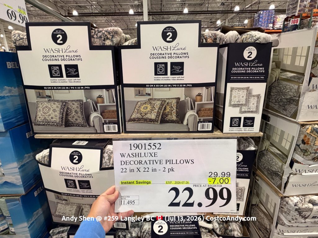 WASHLUXE DECORATIVE PILLOWS