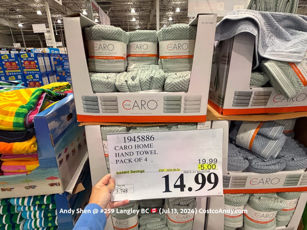 CARO HOME HAND TOWEL PACK OF 4