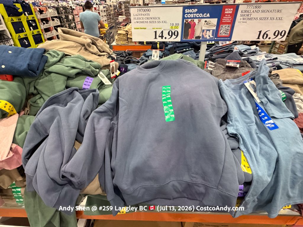 LAZYPANTS FLEECE CREW NECK+WOMENS SIZES XS-XXL
