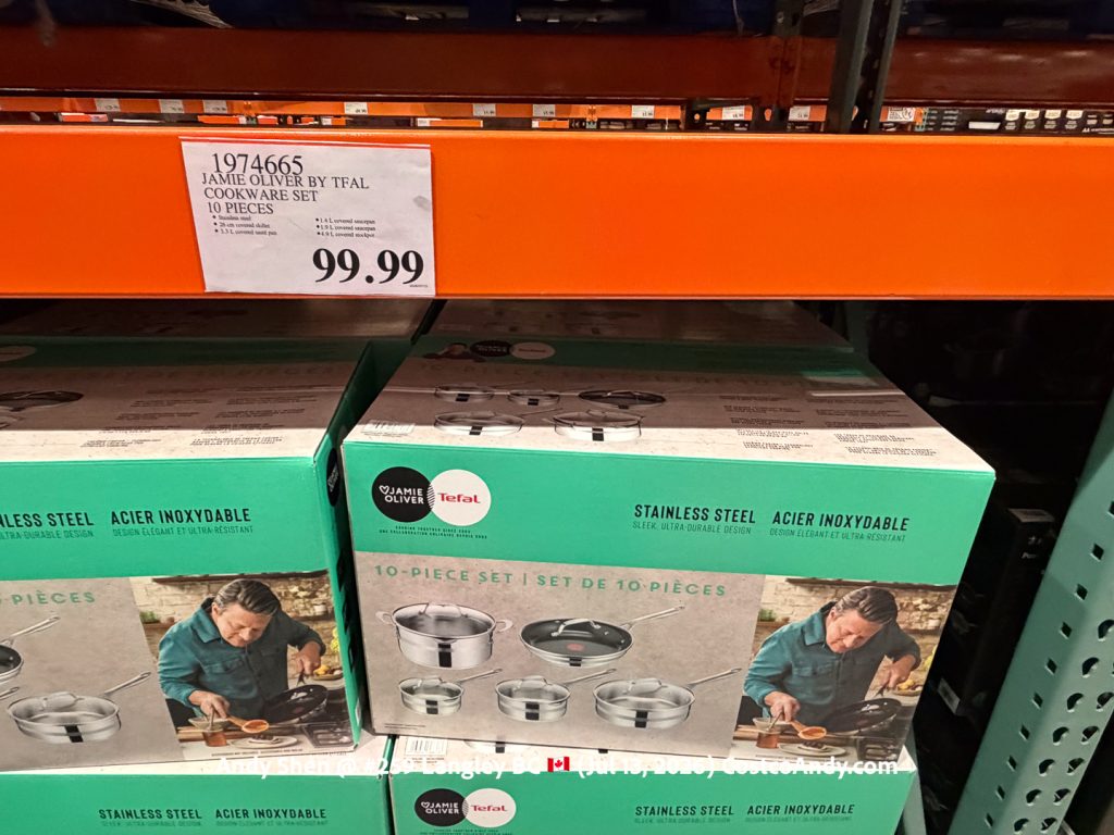 JAMIE OLIVER BY TFAL COOKWARE SET 10 PIECES