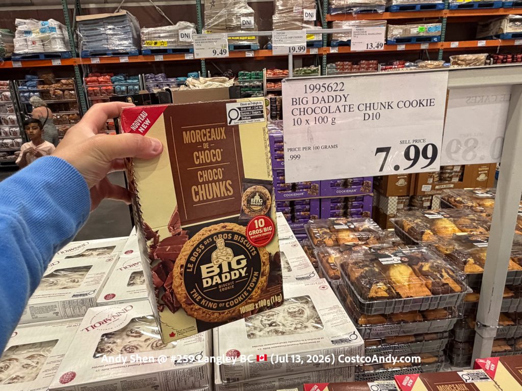 BIG DADDY CHOCOLATE CHUNK COOKIE 10X100G