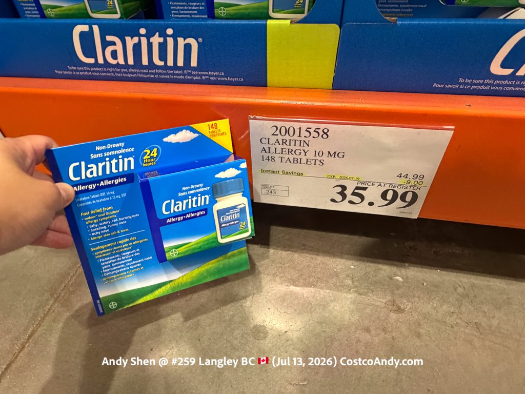 CLARITIN ALLERGY 10 MG 148 TABLETS