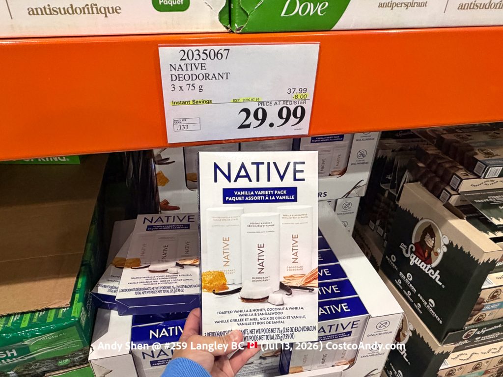 NATIVE DEODORANT 3X75G