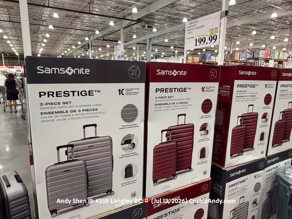 SAMSONITE PRESTIGE HARDSIDE 2 PIECE SET