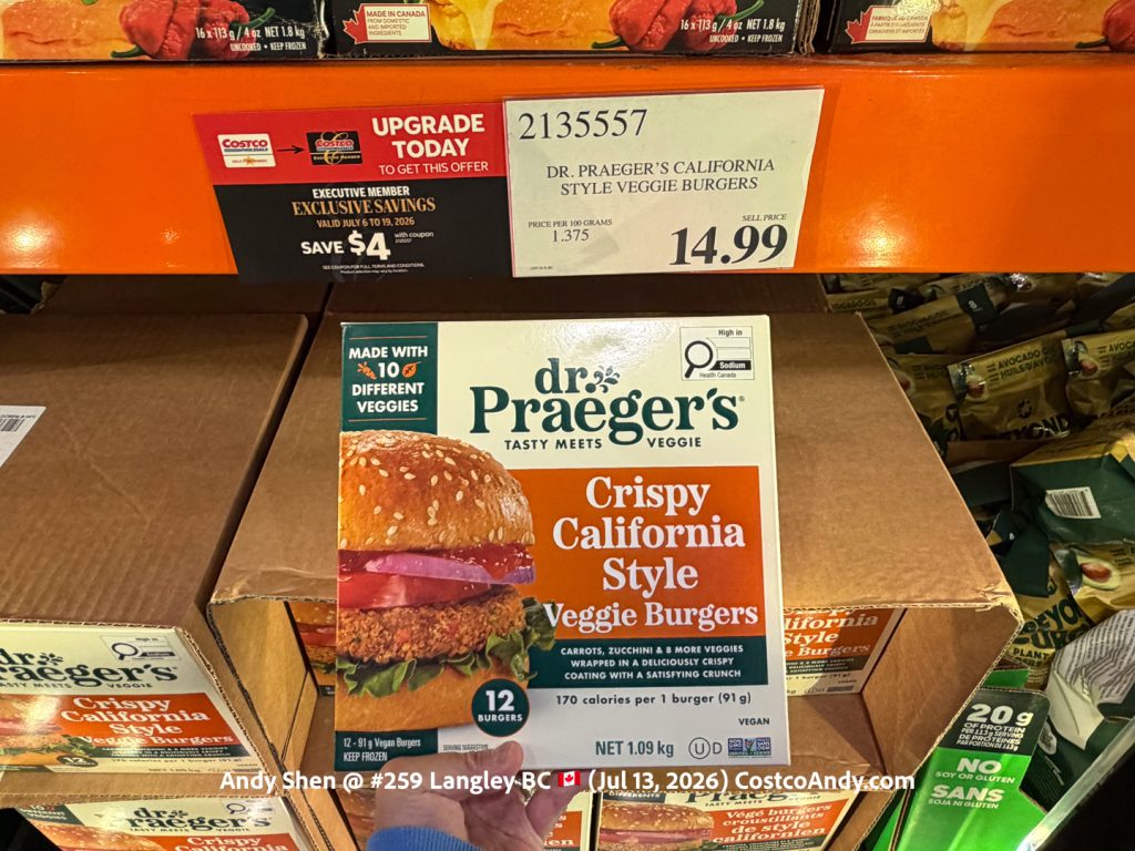 DR. PRAEGER’S CALIFORNIA STYLE VEGGIE BURGERS