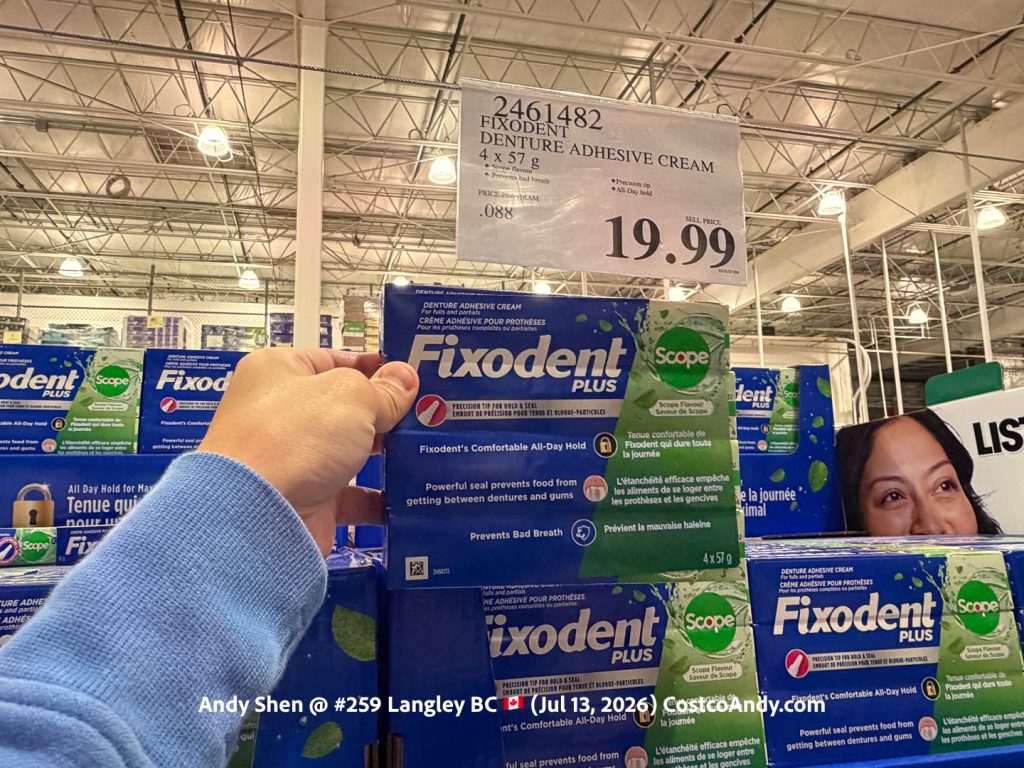 FIXODENT DENTURE ADHESIVE CREAM 4 X 57G