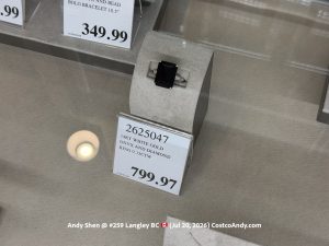 14KT WHITE GOLD ONYX AND DIAMOND RING 0.13CTW