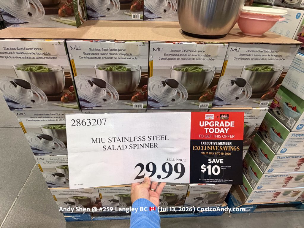 MIU STAINLESS STEEL SALAD SPINNER