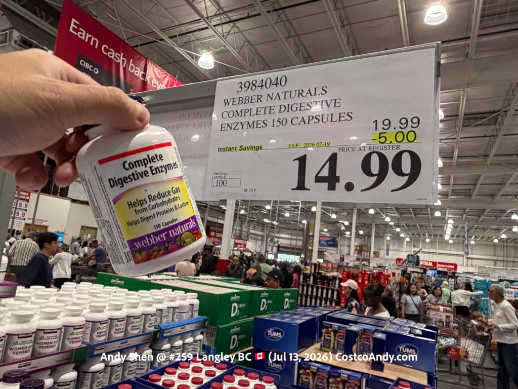 WEBBER NATURALS COMPLETE DIGESTIVE ENZYMES 150 CAPSULES