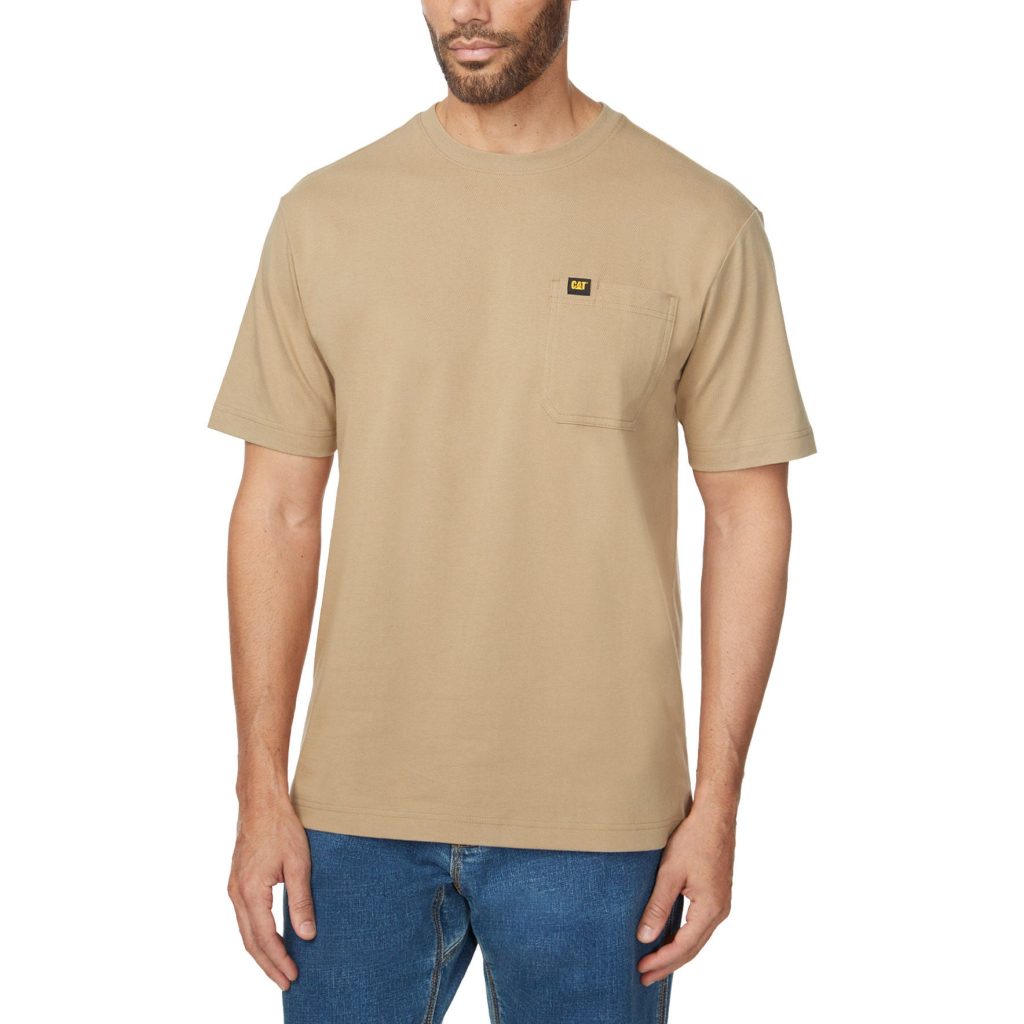 CAT MEN’S POCKET TEE
