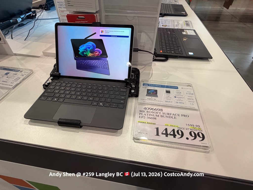 MICROSOFT SURFACE PRO PLATINUM SURFACE PRO EP2-36698