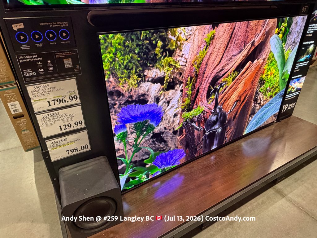 SAMSUNG 65″ CLR QLED 4K UHD TV