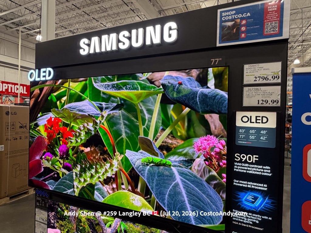 SAMSUNG 75″ CLASS (76.5″) 4K OLED TV