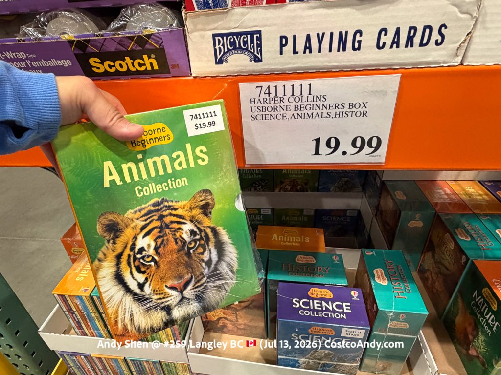 HARPERCOLLINS USBORNE BEGINNERS BOX SCIENCE,ANIMALS,HISTORI
