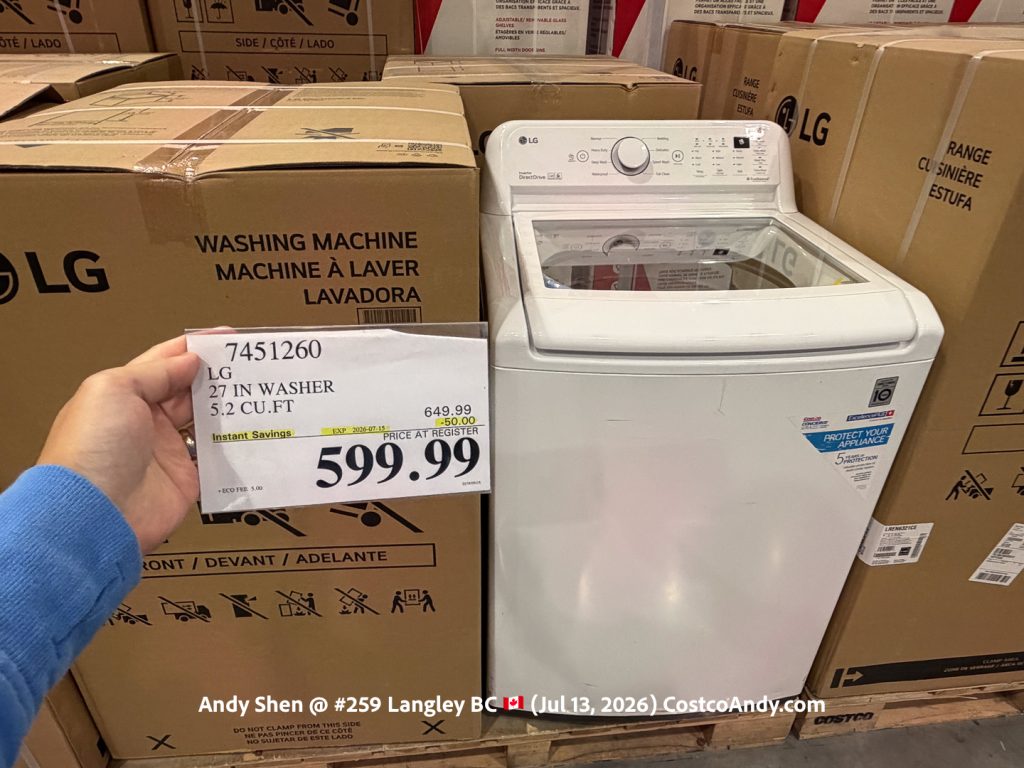 LG 27 IN WASHER 5.2 CU FT