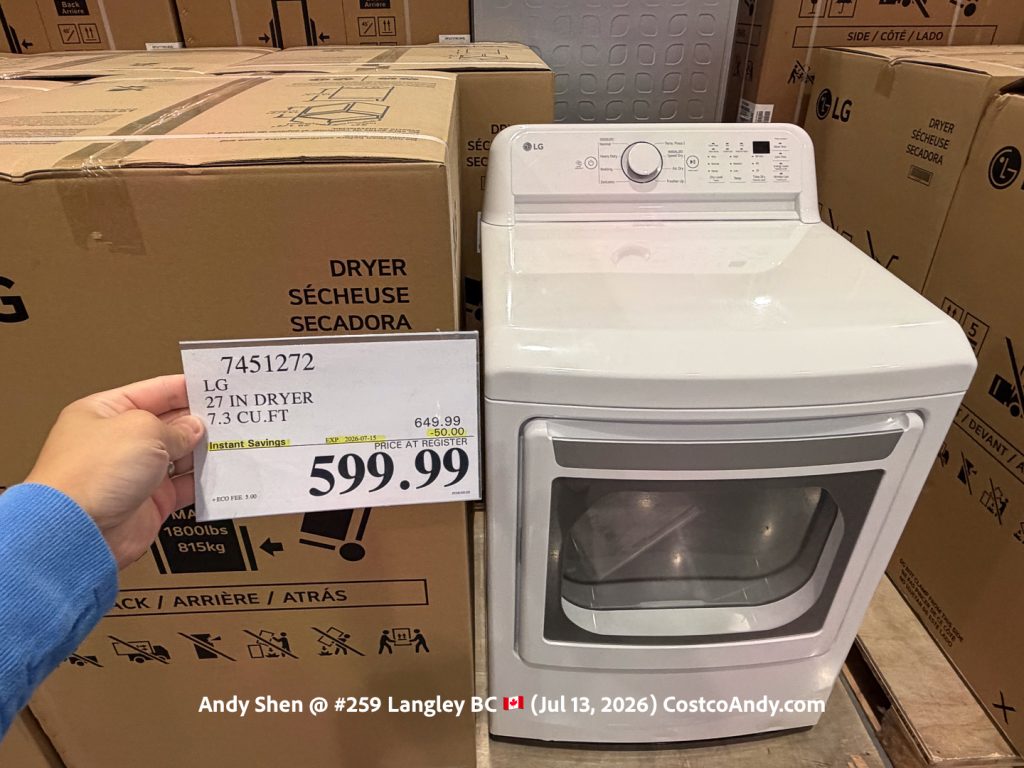 LG 27 IN DRYER 7.3 CU FT