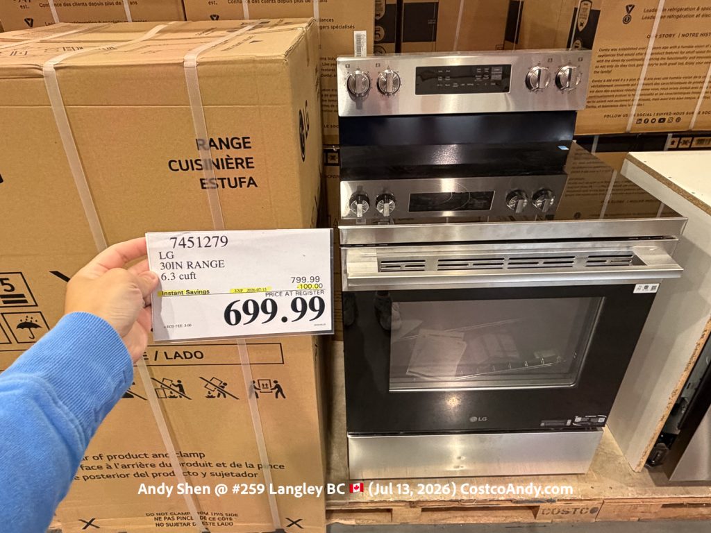 LG 30IN RANGE 6.3 CUFT