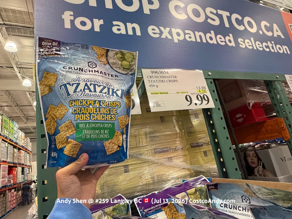 CRUNCHMASTER TZATZIKI CRISPS 454 G