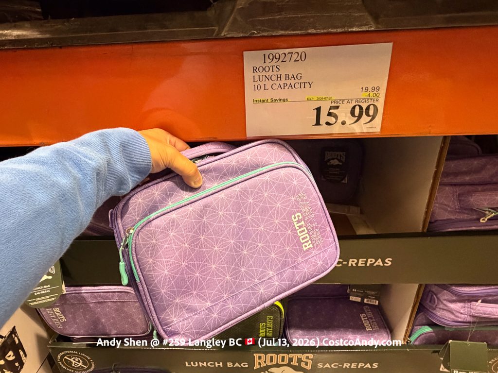 ROOTS LUNCH BAG 10 L CAPACITY